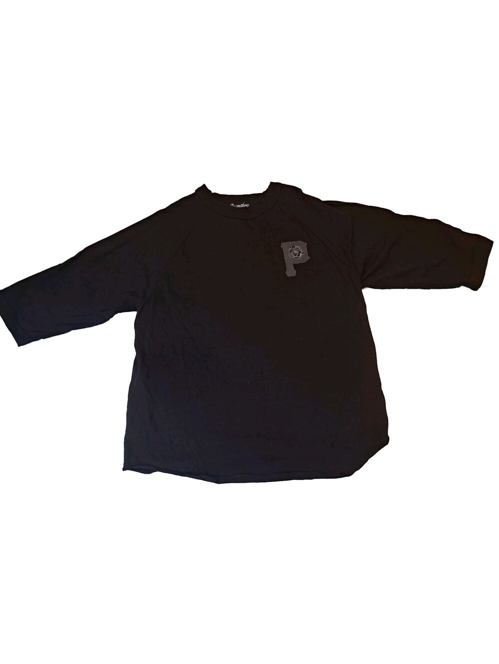 Primitive Skate Apparel Dirty P Rose Logo Half Sleeve T Shirt Tee Black Size M